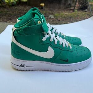 Air Force 1 High Tops- Green